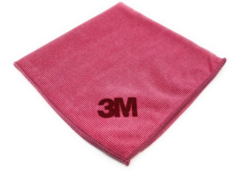 0-bb0e2d2f-800-3M-17822-Essential-microfiber-cloth-2012-red-(50-pcs.) 3M™ Scotch-Brite™ Essential Microfiber Wipes 2012, Red - Image 1