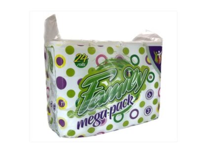 Toalet papir 24/1 Family MEGA PACK - 3 sloja