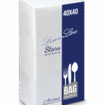 Salvete AIRLAID 40×40 Bijela 25x40 "BAG"