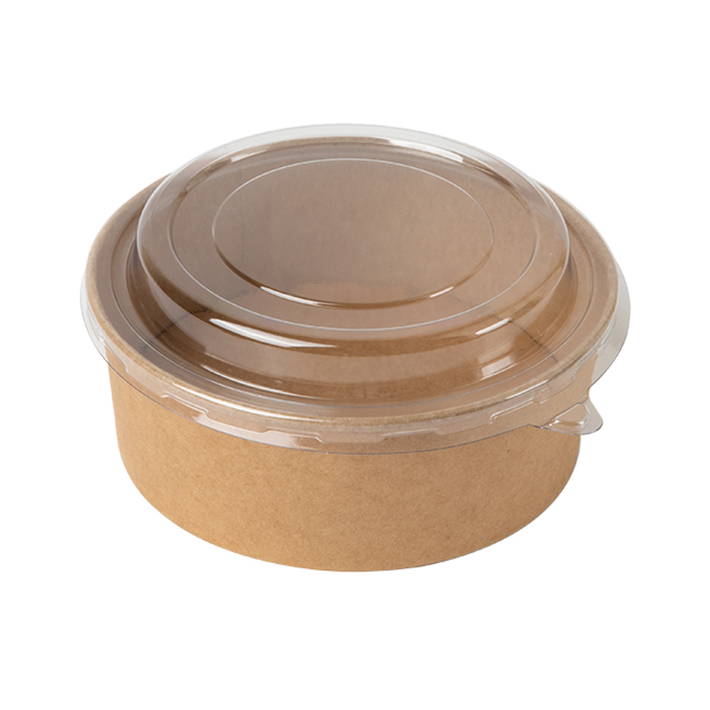 60SABO0150-round-kraft-bowl-550ml-westpak.jpg Kartonska posuda + poklopac 550ml - 100komada - Image 1