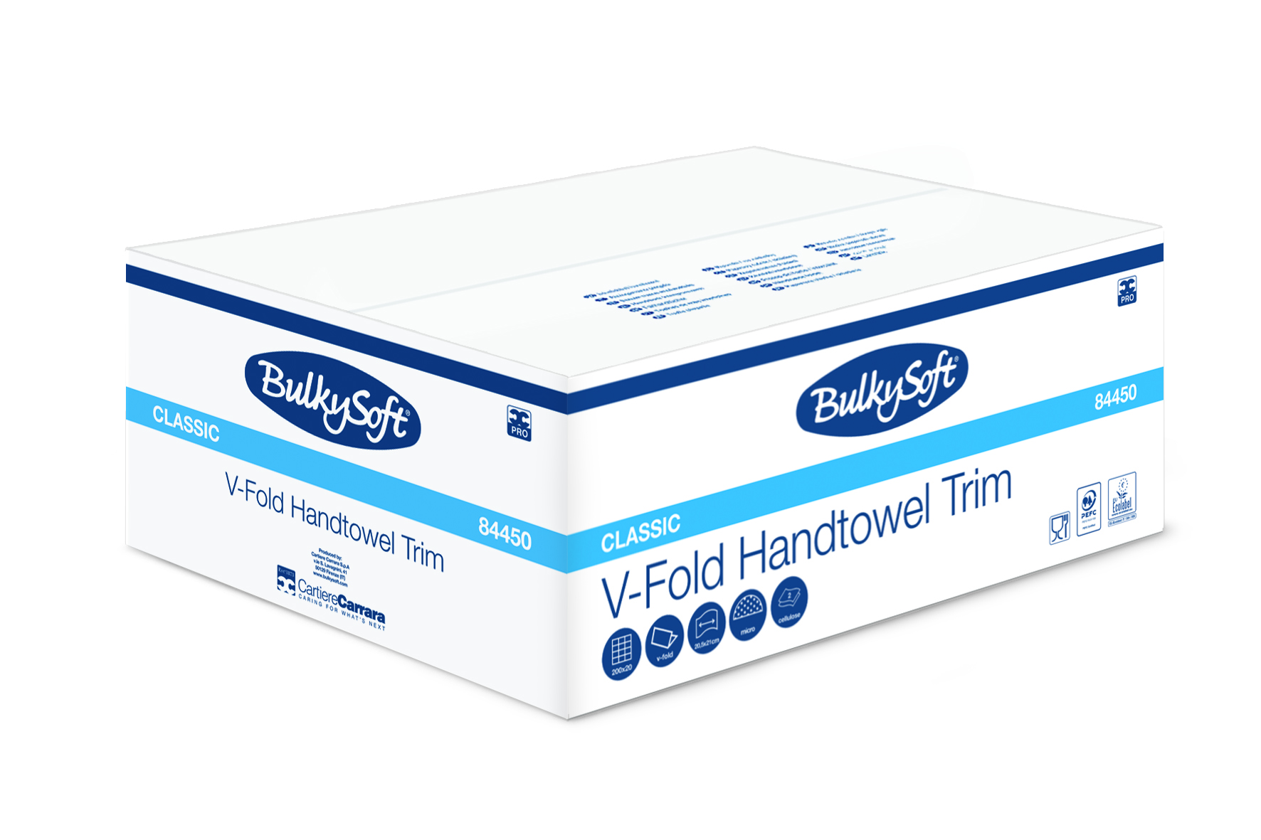 84450-2 Ubrus „V“ fold Ecolabel – samosloživi 200 listova x 20kom - Image 1