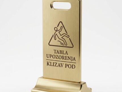 Tabla upozorenja - Metal - Klizav pod