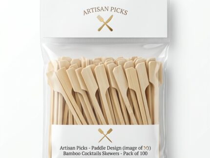 Drvene čačkalice za burger 100/1 13cm