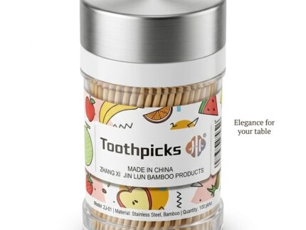 Drvene Bambus čačkalice LUX 100/1 - 12kom