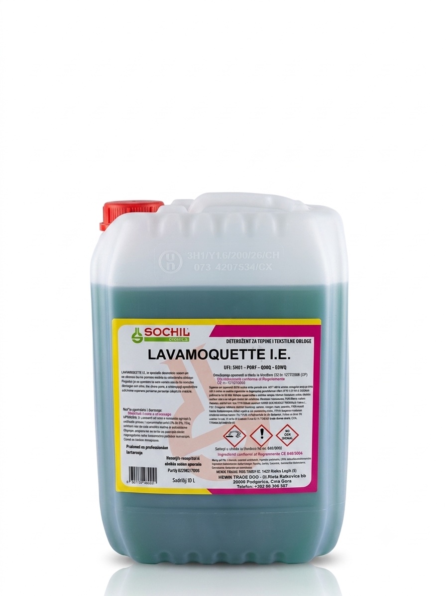 Lavamoquete Sochil Lavamoquette I.E. 10Lt - Šampon za dubinsko pranje bez pjene - Slika 1